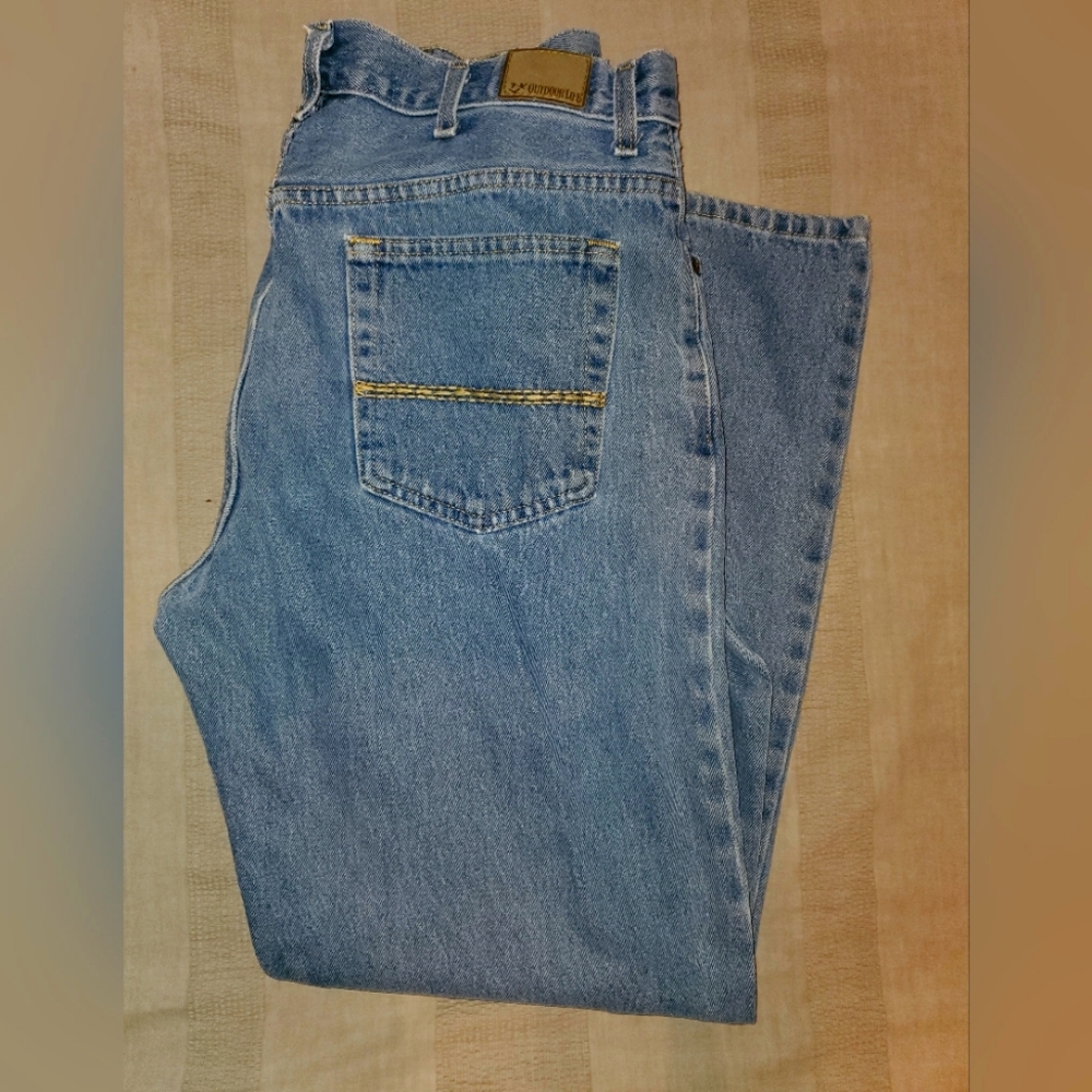 Relaxed Fit Blue Jeans 36/32
